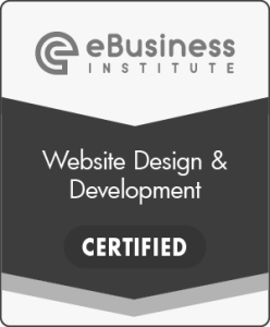 Website design certification eBusiness Institute