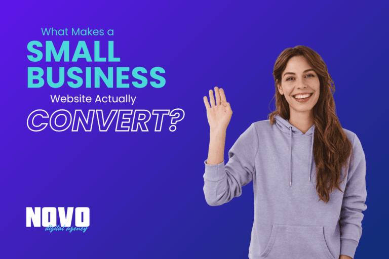 What makes a small business website actually convert?