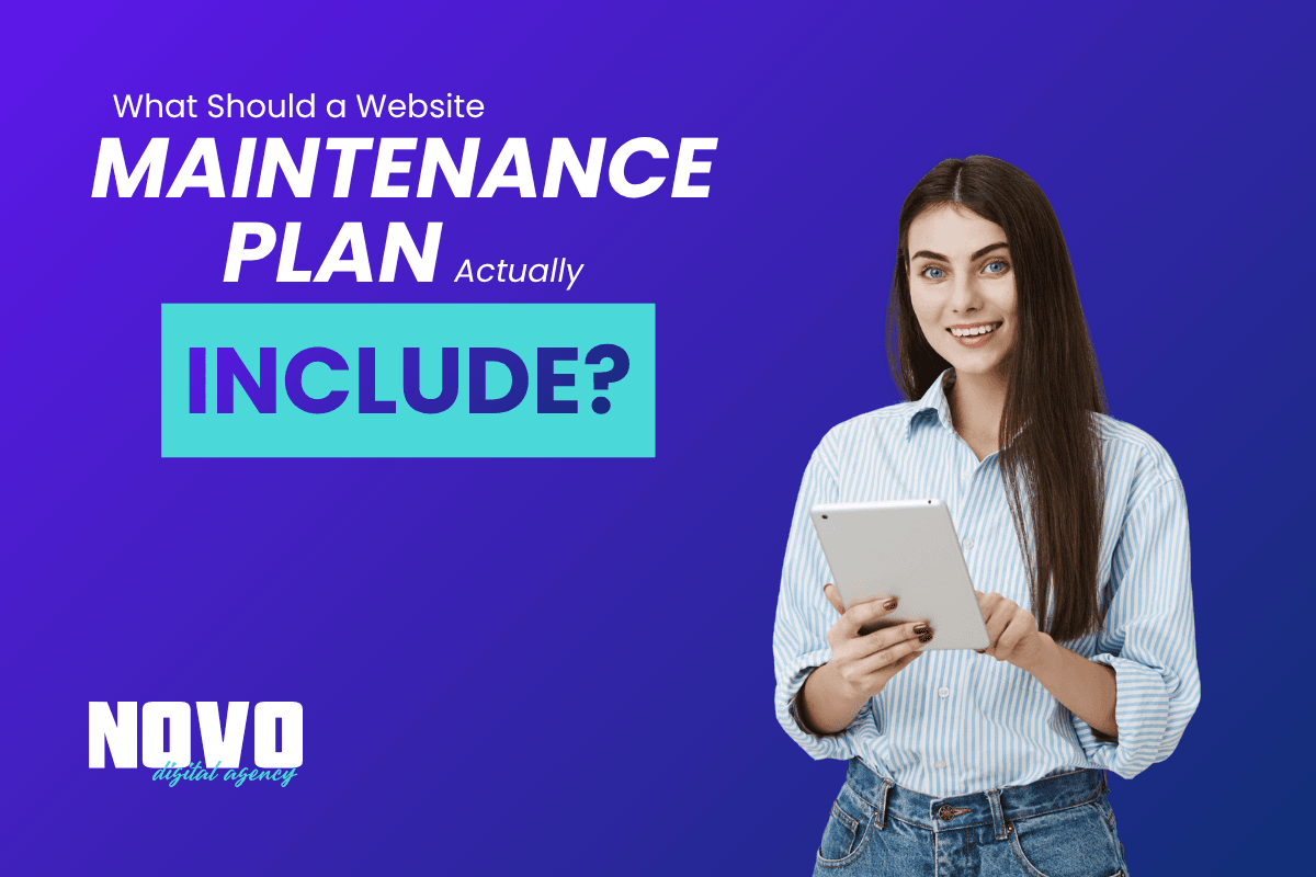 What should a website maintenance plan actually include?